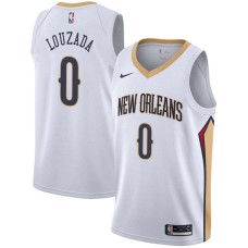 New Orleans Pelicans #0 Didi Louzada Jersey -White