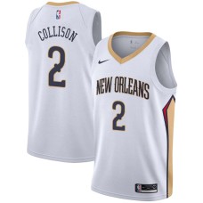 New Orleans Pelicans #2 Darren Collison Jersey -White