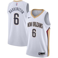 New Orleans Pelicans #6 Junior Harrington Jersey -White