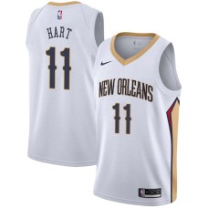 New Orleans Pelicans #11 Jason Hart Jersey -White