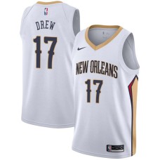 New Orleans Pelicans #17 Bryce Drew Jersey -White