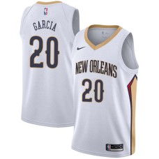 New Orleans Pelicans #20 Alex Garcia Jersey -White