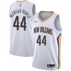 New Orleans Pelicans #44 Pops Mensah-Bonsu Jersey -White