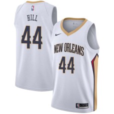 New Orleans Pelicans #44 Solomon Hill Jersey -White