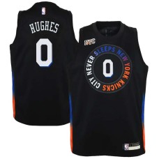 NEW YORK KNICKS CITY NEVER SLEEPS #0 Larry Hughes Jersey -2020-2021City