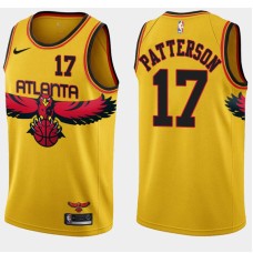 Atlanta Hawks #17 Worthy Patterson Jersey -Yellow 2021-22 City