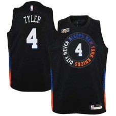 NEW YORK KNICKS CITY NEVER SLEEPS #4 Jeremy Tyler Jersey -2020-2021City