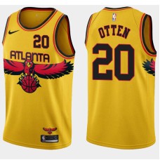 Atlanta Hawks #20 Mac Otten Jersey -Yellow 2021-22 City