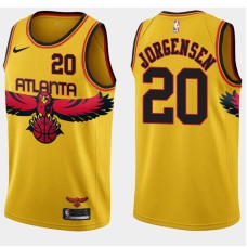 Atlanta Hawks #20 Noble Jorgensen Jersey -Yellow 2021-22 City