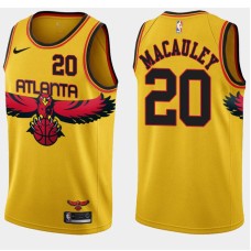 Atlanta Hawks #20 Ed Macauley Jersey -Yellow 2021-22 City