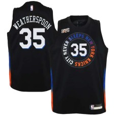 NEW YORK KNICKS CITY NEVER SLEEPS #35 Clarence Weatherspoon Jersey -2020-2021City