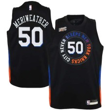 NEW YORK KNICKS CITY NEVER SLEEPS #50 Joe Meriweather Jersey -2020-2021City