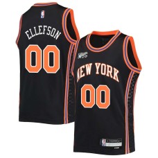 New York Knicks #00 Ray Ellefson Jersey -2021-2022 City NYC