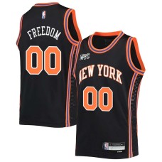 New York Knicks #00 Enes Freedom Jersey -2021-2022 City NYC