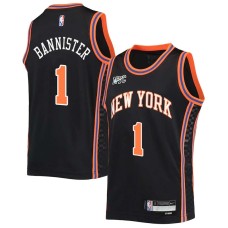 New York Knicks #1 Ken Bannister Jersey -2021-2022 City NYC