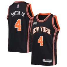 New York Knicks #4 Dennis Smith Jr Jersey -2021-2022 City NYC