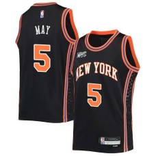 New York Knicks #5 Don May Jersey -2021-2022 City NYC