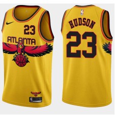 Atlanta Hawks #23 Lou Hudson Jersey -Yellow 2021-22 City