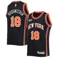 New York Knicks #18 John Rudometkin Jersey -2021-2022 City NYC