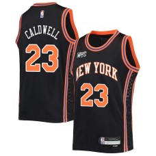 New York Knicks #23 Jim Caldwell Jersey -2021-2022 City NYC