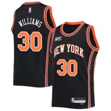 New York Knicks #30 Frank Williams Jersey -2021-2022 City NYC