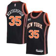 New York Knicks #35 Clarence Weatherspoon Jersey -2021-2022 City NYC