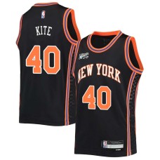 New York Knicks #40 Greg Kite Jersey -2021-2022 City NYC