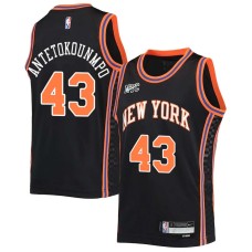 New York Knicks #43 Thanasis Antetokounmpo Jersey -2021-2022 City NYC