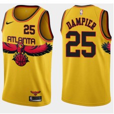 Atlanta Hawks #25 Erick Dampier Jersey -Yellow 2021-22 City