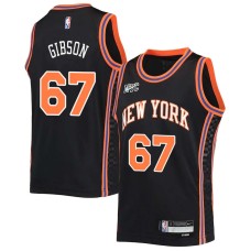 New York Knicks #67 Taj Gibson Jersey -2021-2022 City NYC