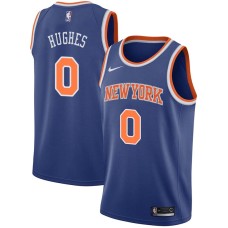 New York Knicks #0 Larry Hughes Jersey -Blue