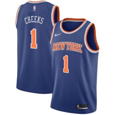 New York Knicks #1 Maurice Cheeks Jersey -Blue