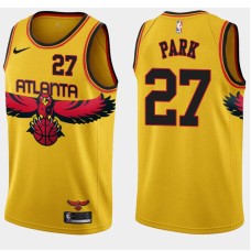 Atlanta Hawks #27 Med Park Jersey -Yellow 2021-22 City