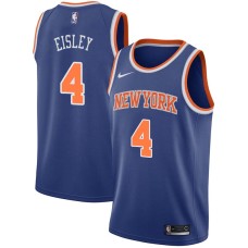 New York Knicks #4 Howard Eisley Jersey -Blue