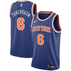 New York Knicks #6 Sid Tanenbaum Jersey -Blue