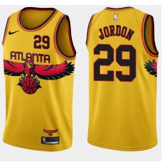 Atlanta Hawks #29 Phil Jordon Jersey -Yellow 2021-22 City