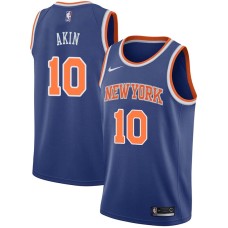 New York Knicks #10 Henry Akin Jersey -Blue