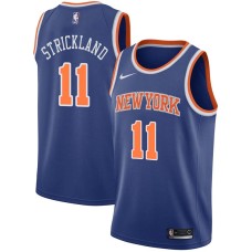 New York Knicks #11 Rod Strickland Jersey -Blue