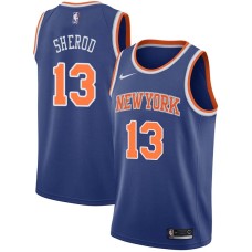 New York Knicks #13 Ed Sherod Jersey -Blue