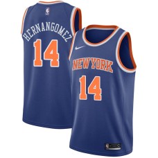 New York Knicks #14 Willy Hernangomez Jersey -Blue