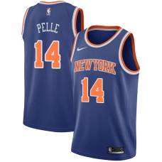 New York Knicks #14 Norvel Pelle Jersey -Blue