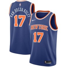 New York Knicks #17 Butch van Breda Kolff Jersey -Blue