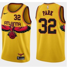 Atlanta Hawks #32 Med Park Jersey -Yellow 2021-22 City