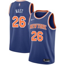 New York Knicks #26 Eddie Mast Jersey -Blue