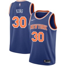 New York Knicks #30 Bernard King Jersey -Blue