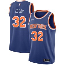 New York Knicks #32 Jerry Lucas Jersey -Blue