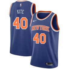 New York Knicks #40 Greg Kite Jersey -Blue