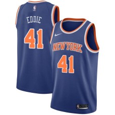 New York Knicks #41 Patrick Eddie Jersey -Blue