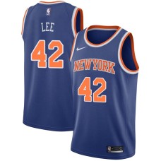 New York Knicks #42 David Lee Jersey -Blue