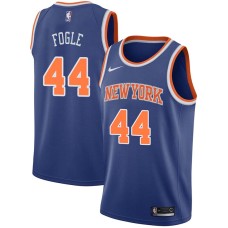 New York Knicks #44 Larry Fogle Jersey -Blue